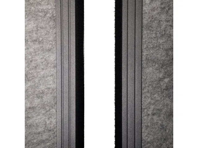 MAULconnecto Scheidingswand whiteboard/ blauw/ donkergrijs akoestisch