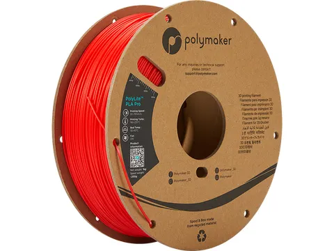 PLA PRO 1,75mm Rood 1kg PolyLite 3D Filament