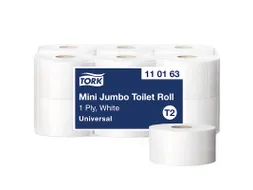 Toiletpapier Tork 1-laags Wit Advanced 110163 T2 Jumbo