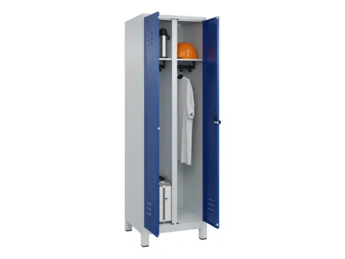 locker voor scheiding van kleding,HxBxD 1950x600x500mm,2vak