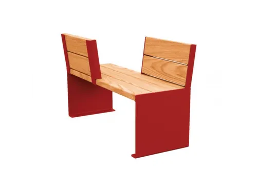 zitbank,B 1200mm,3latten,hout-zitting licht eikenhout,zitting H 450mm