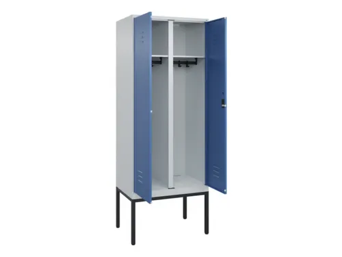 locker voor scheiding van kleding,HxBxD 2120x800x500mm,2vak