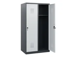 schoollocker,HxBxD 1530x800x500mm,2vak,vak B 400mm,draaigrendel