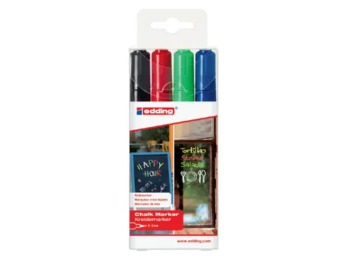 Krijtstift edding 4095 rond assorti 2-3mm etui à 5st