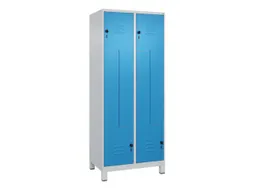 Z-garderobekast,HxBxD 1950x800x500mm,vak B 200/400mm,draaigrendel