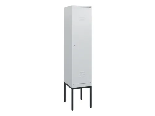 locker,HxBxD 1950x400x500mm,1vak,vak B 400mm,cil.-slot,voetonderstel