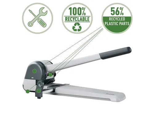 Leitz 5182 Heavy Duty Super perforator Metaal 2-Gaats 250vel Zilver