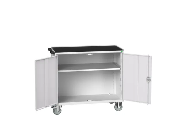 établi roulant HxlxP 965x1050x550mm plateau acier