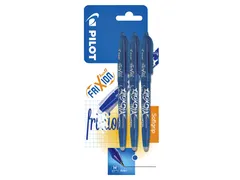 Rollerpen Pilot Frixion Ball 0.7mm Blauw Medium Blister à 3 stuks