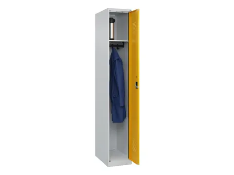 locker,HxBxD 1850x300x500mm,1vak,vak B 300mm,cil.-slot,staand op vloer