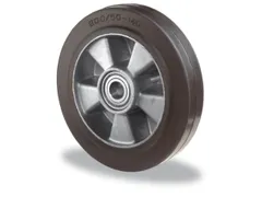 Reservewiel 220kg Elastische Banden 125 x 50mm Aluminium Velg