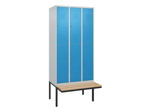 Dubbeldekse dekenkist,HxBxD 2120x900x815mm,3x2vak.,vak B 300mm