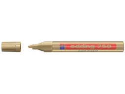 Viltstift edding 750 lakmarker rond goud 2-4mm