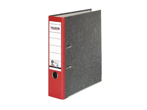 Ordner hfb recycled A4 8cm rood