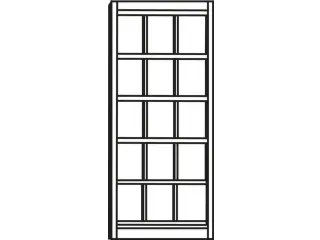folderkast,HxBxD 1910x740x420mm,15xfoldervakken,v. DIN A4 - 3