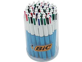 Balpen 4 Colours medium assorti, tubo van 36 stuks - 2