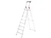staande trap eenzijdig 8treden stand H 1 72m balk L 2 55m