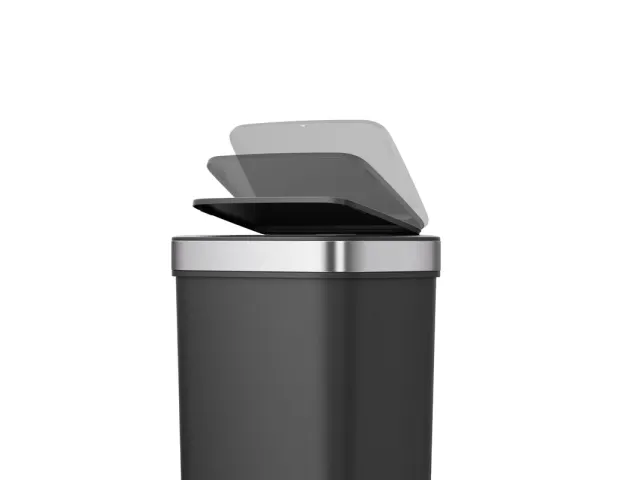 Afvalbak Hana Deluxe Sensor Bin 50 liter Zwart
