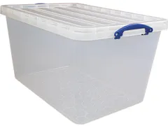 Opbergdoos 96 Liter Transparant Stapelbaar