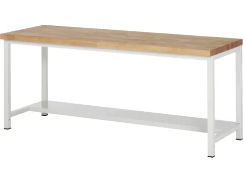 werkbank,HxBxD 840-1040x2000x700mm,beukblad,draagverm. 1250kg