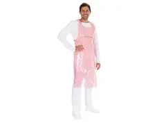 Franz Mensch 23175 Hygostar Schort PE 125x70cm Rood 500 stuks