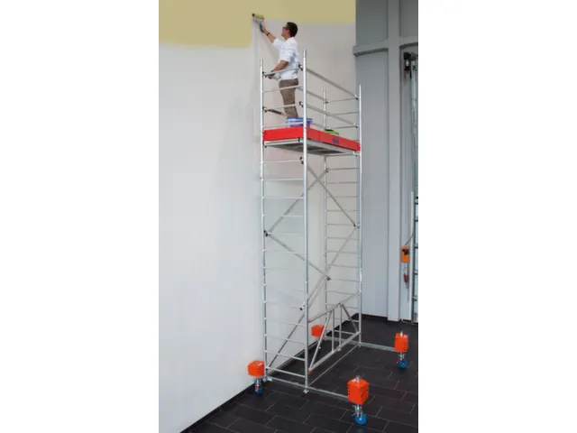 échafaudage pliable,H de travail 5,8m,échafaudage H 5m