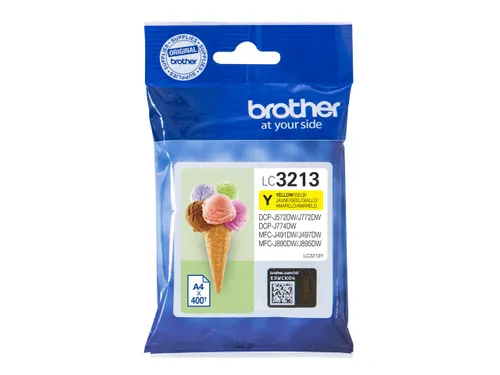 Inktcartridge Brother LC-3213 geel HC