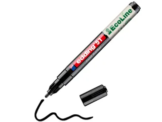 Paintmarker edding 51 EcoLine op waterbasis 1-2mm zwart - 3