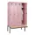 locker met bank,HxBxD 2120x1200x815mm,4vak,vak B 300mm,draaigrendel