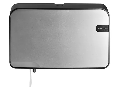 Toiletpapierdispenser Quartzline Q2 klein duo zilver 441092