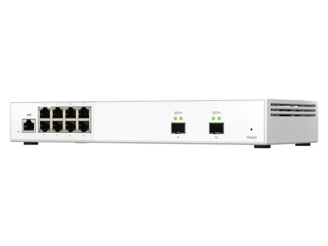 8x RJ45 2.5GbE , 8x 10GbE SFP+, Web Managed, 12V DC, 42.5 x 290 x 127