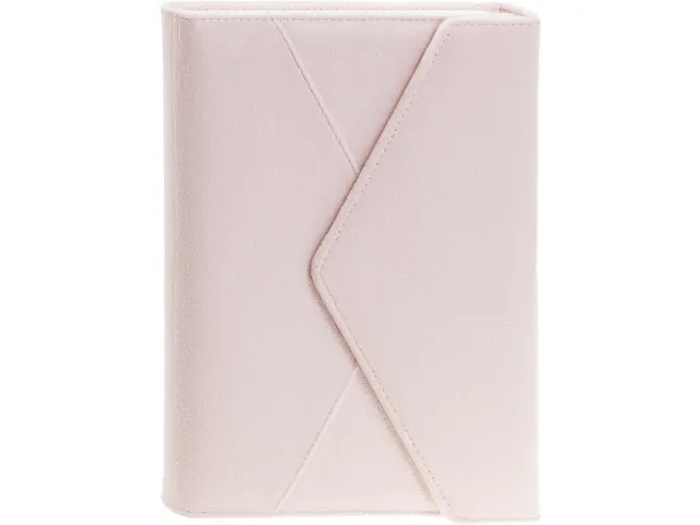 Carnet de notes enveloppe ligné rose 15x20cm