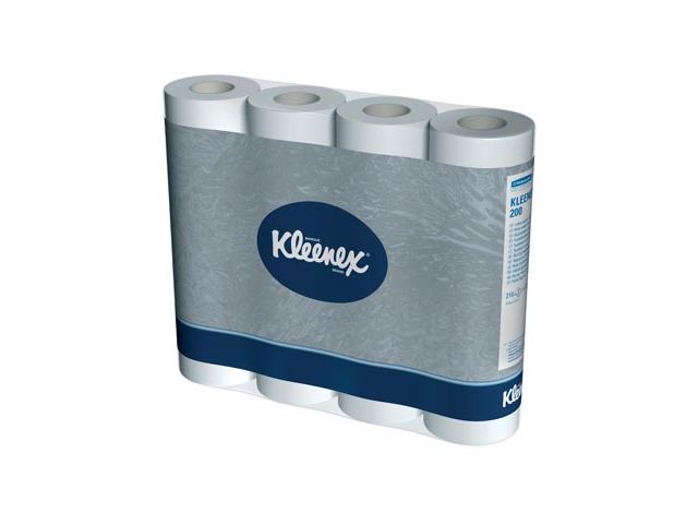 Kleenex Toiletpapapier Pak van 12 Rollen 210 Vellen Wit 2-Laags | ToiletHygieneShop.be