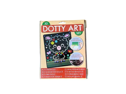 Knutselset 3D Dotty art assorti