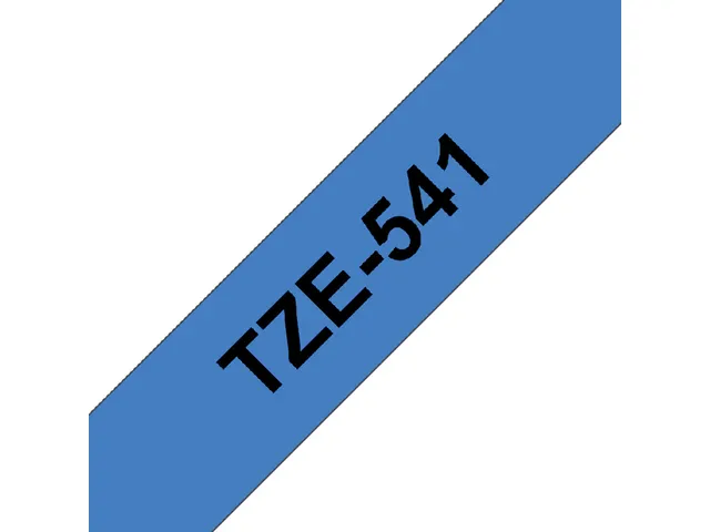 Labeltape Brother P-touch TZe-541 standaard 18mm zwart op blauw