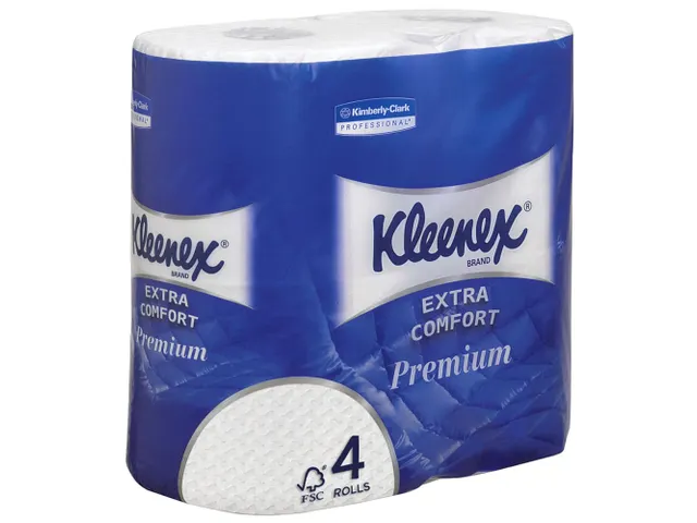 Toiletpapier Kleenex 4-laags 160vel wit 8484 Pallet