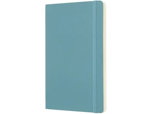 Notitieboek Moleskine large 130x210mm lijn soft cover reef blue