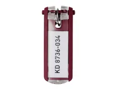 Sleutellabel Durable 1957 met ring rood