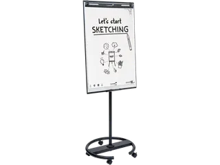 Flipover Legamaster SKETCH EASY mobiele ronde voet - 6