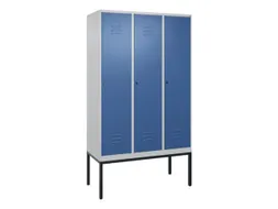 locker voor scheiding van kleding,HxBxD 2120x1200x500mm,3vak