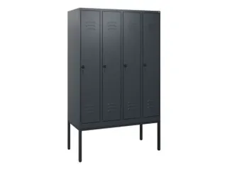 locker,HxBxD 1950x1200x500mm,4vak,vak B 300mm,draaigrendel - 1