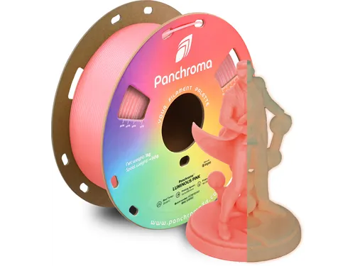 Polymaker 3D filament Panchroma PLA Luminous 1,75mm Roze 1kg