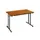 Klaptafel Vrijstaand 120x80 Cm Onderstel Zwart Blad Kersenhout