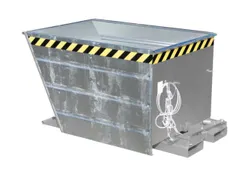 kiepbak,HxLxB 730x1370x1200mm,0,9m³,draagverm. 1000kg,verzinkt