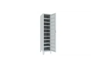 Vakken-/sorteerkast 1850x400x500 1x10 Vakken Poten Ral7035 - 3