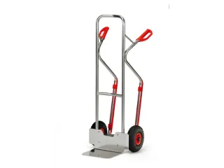 aluminium sledesteekwagen,draagverm. 200kg,steekplaat BxD 320x250mm - 1