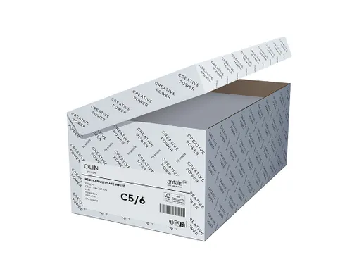 Envelop C5/6 Met Strip 114x229mm 120 Gram Olin Regular Ultimate White
