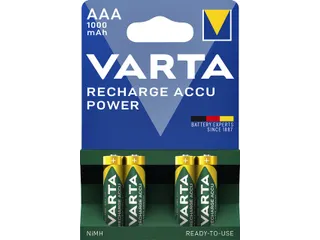 Batterij Oplaadbaar Varta 4x AAA 1000Mah Ready2Use - 1