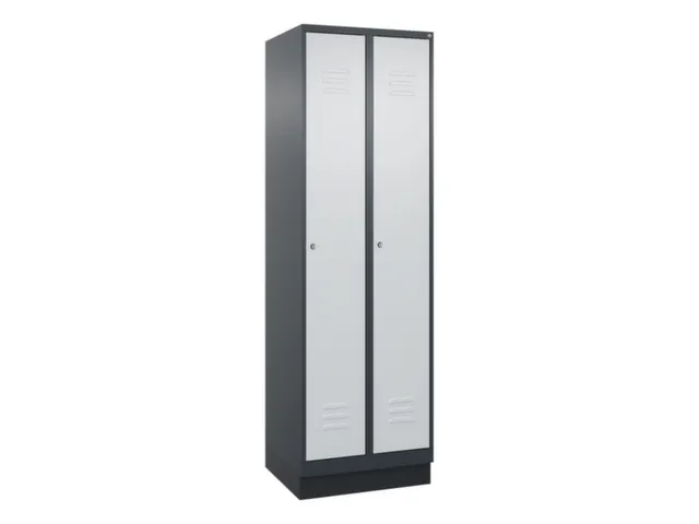 locker voor scheiding van kleding,HxBxD 1950x600x500mm,2vak