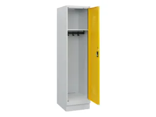 schoollocker,HxBxD 1630x400x500mm,1vak,vak B 400mm,cil.-slot,sokkel - 1